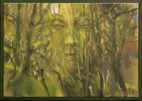 Freundin Natur, Acryl auf Leinwand, 50 x 70 cm