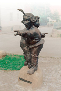 Max und Moritz, Bronze, Seesen-Mechtshausen, 2001